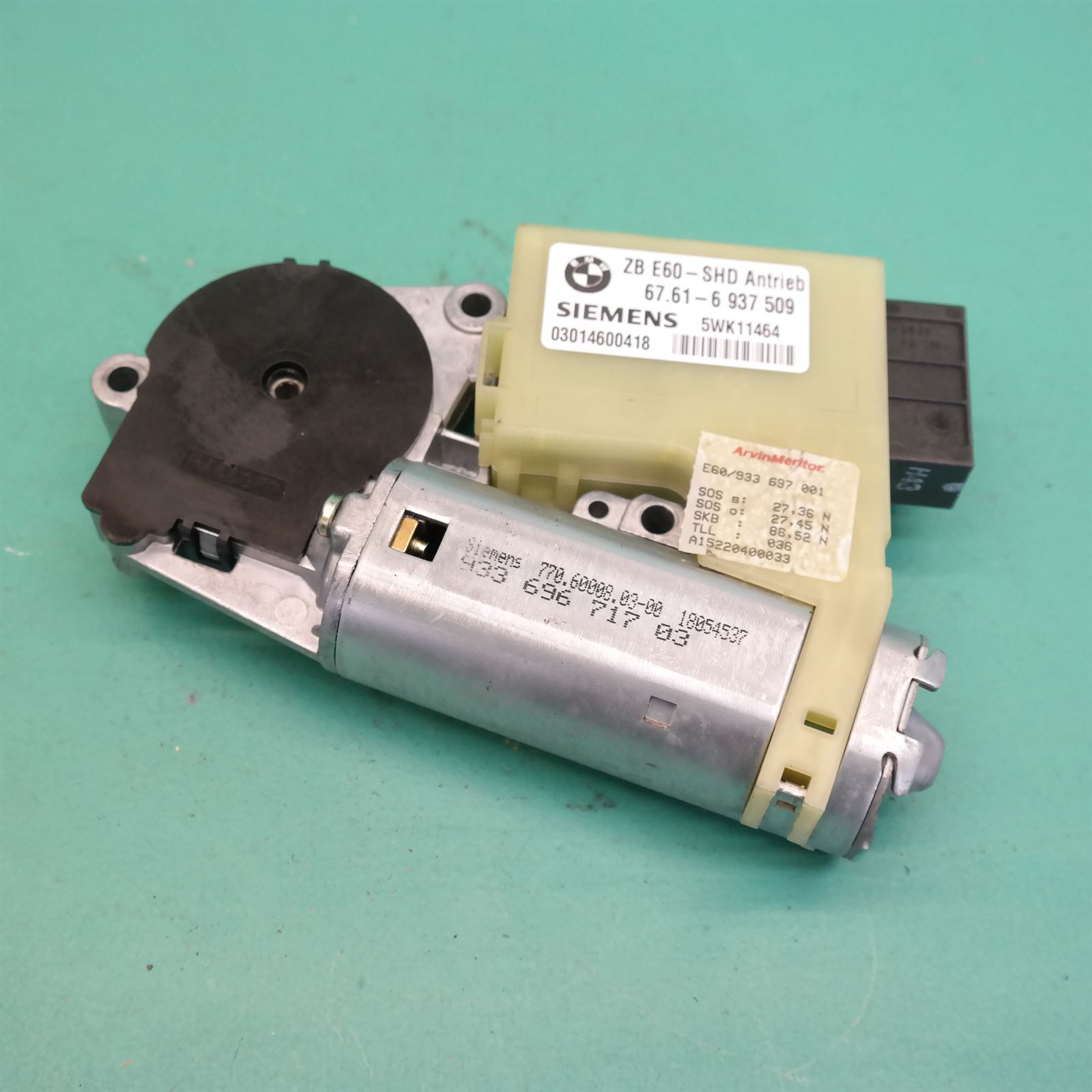 SUNROOF MOTOR E60 10/03 BM Spares Online
