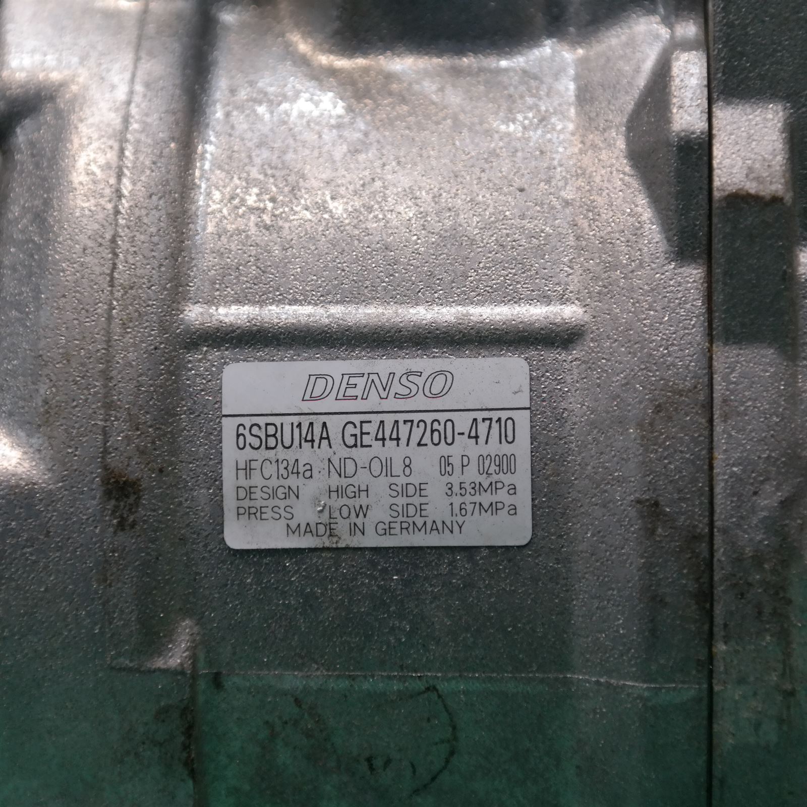 2012 BMW 3 SERIES A/C compressor 64529223694