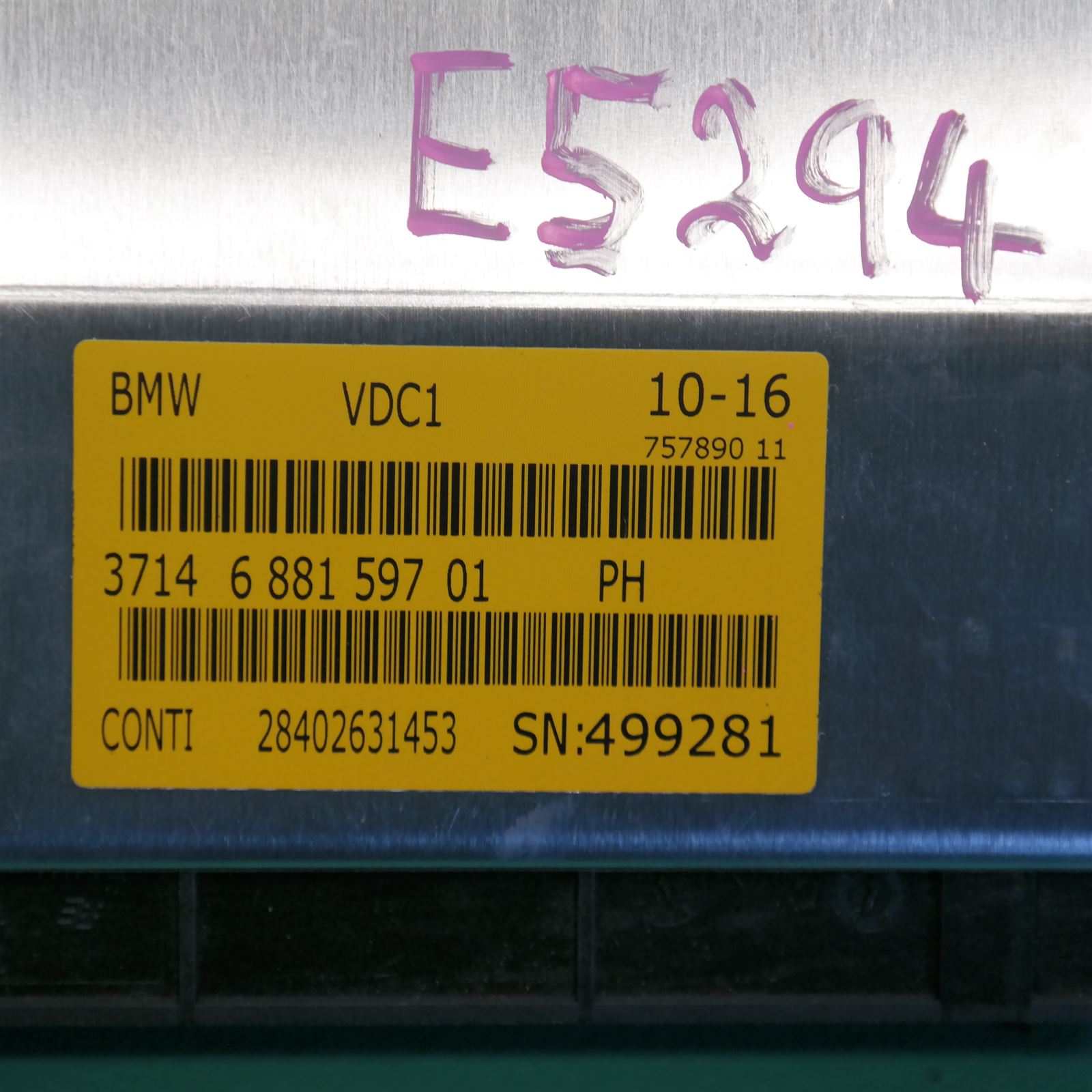 ECU F30 # VDC Module # (714) *33-45* 4 ECU F30 # VDC Module # (714) *33-45* - Image 4