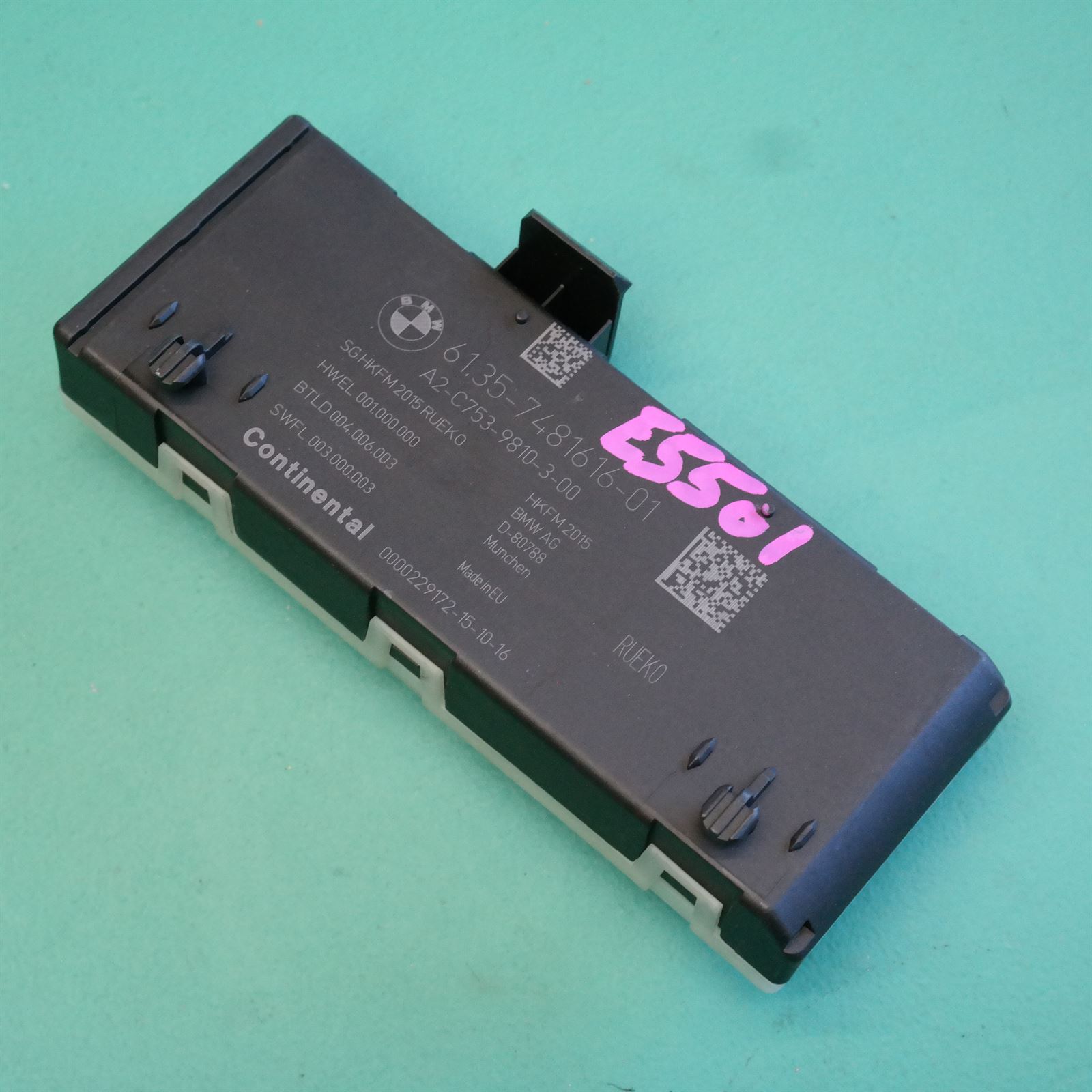 ECU F30 # Tailgate Lift Module # (483) *61-25* 7.481.616 2 ECU F30 # Tailgate Lift Module # (483) *61-25* 7.481.616 - Image 2