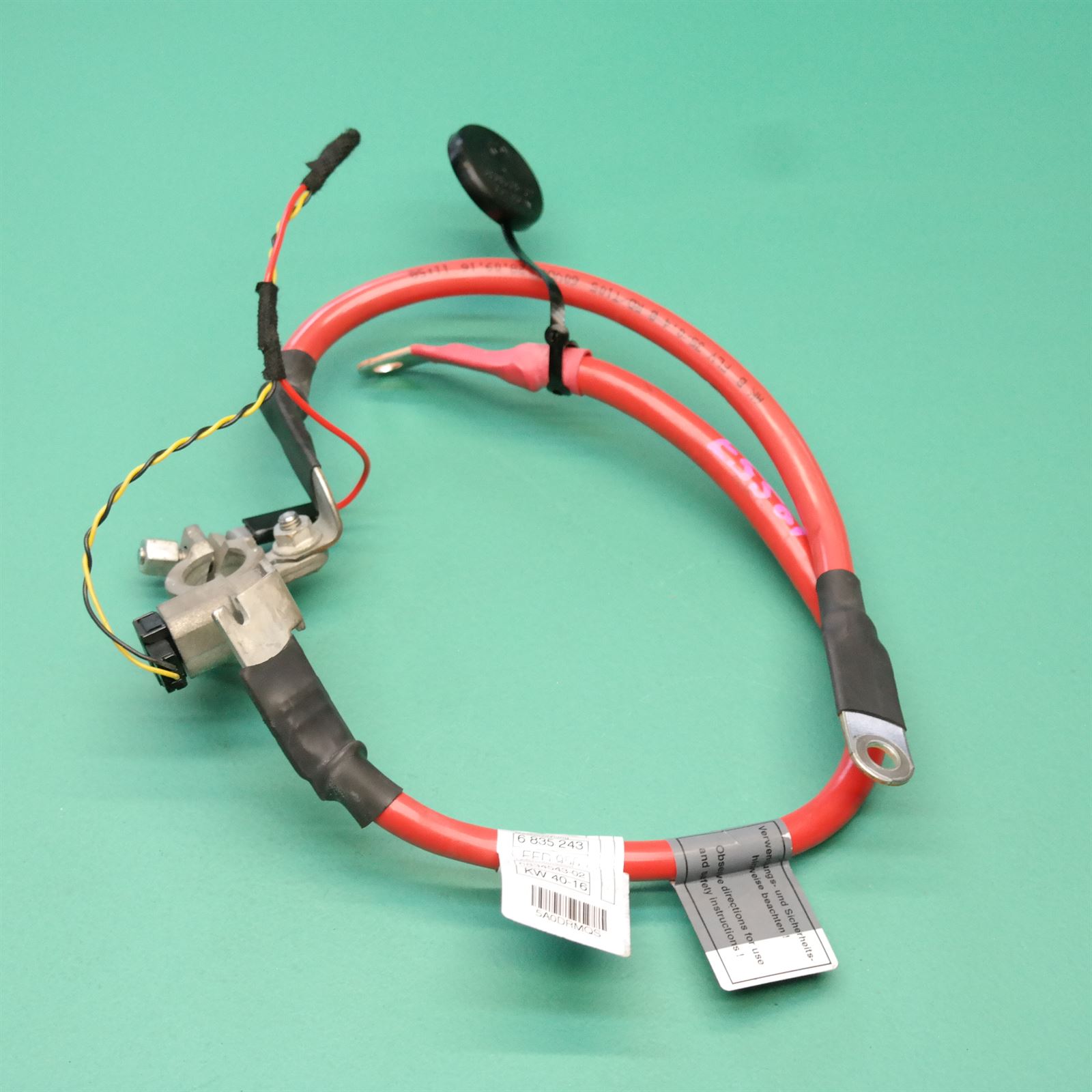 ECU F30 # Battery Cable # PLUS POLE (543) *61-30* 2 ECU F30 # Battery Cable # PLUS POLE (543) *61-30* - Image 2