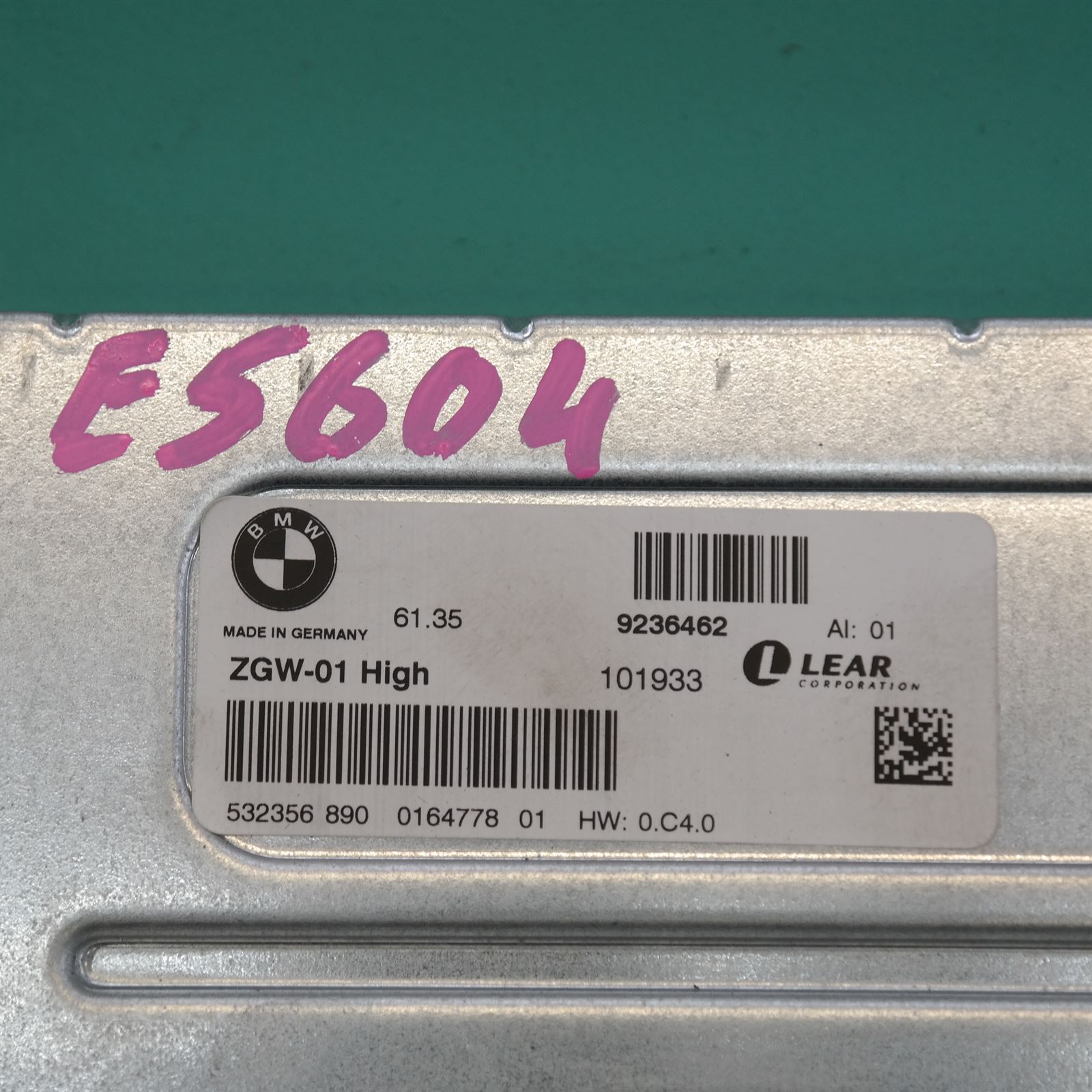 ECU F10 # Gateway Module # (532) *61-25* 9.236.462 5 ECU F10 # Gateway Module # (532) *61-25* 9.236.462 - Image 5