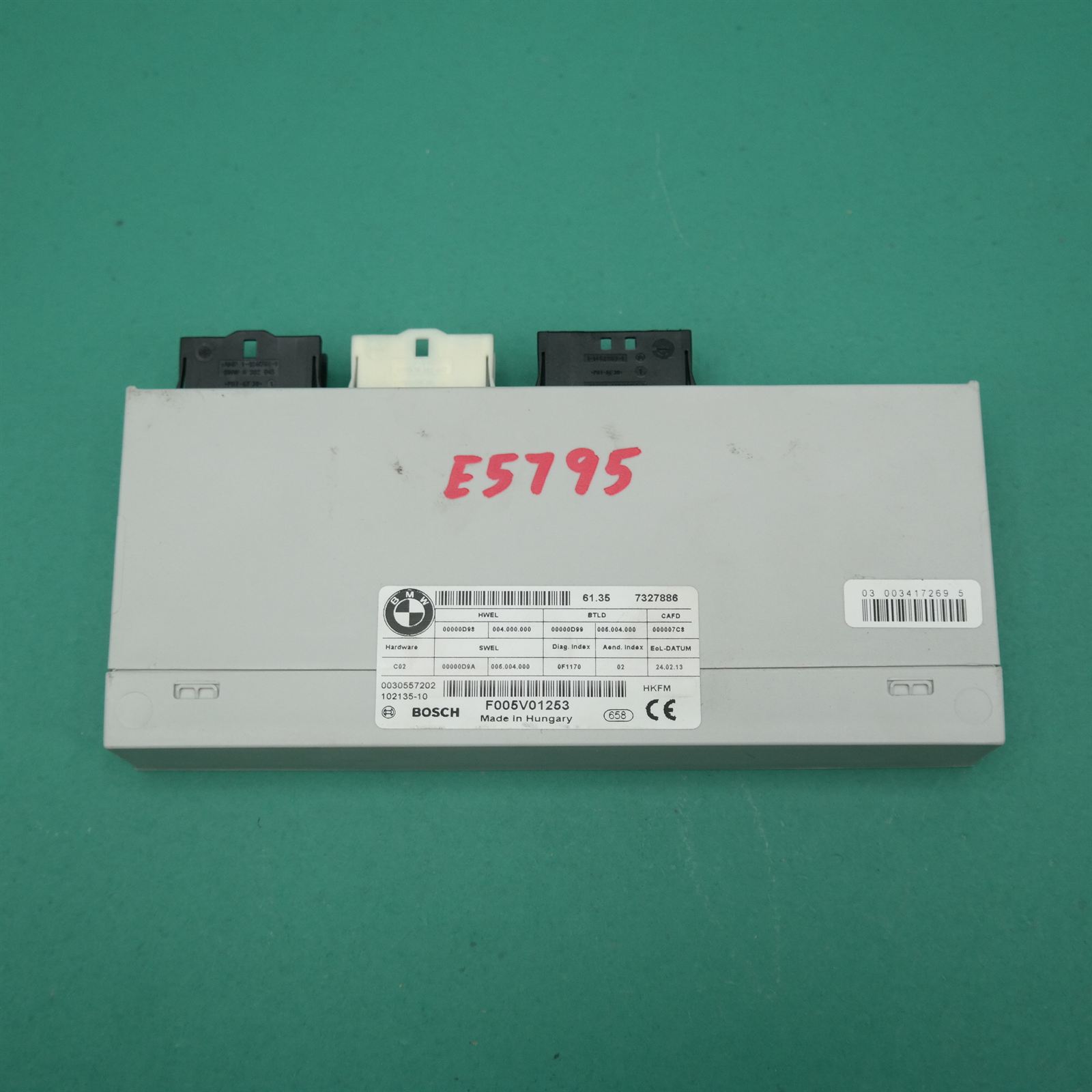 ECU F25 # Tailgate Lift Module # (649) *61-25* 7.394.649 ECU F25 # Tailgate Lift Module # (649) *61-25* 7.394.649