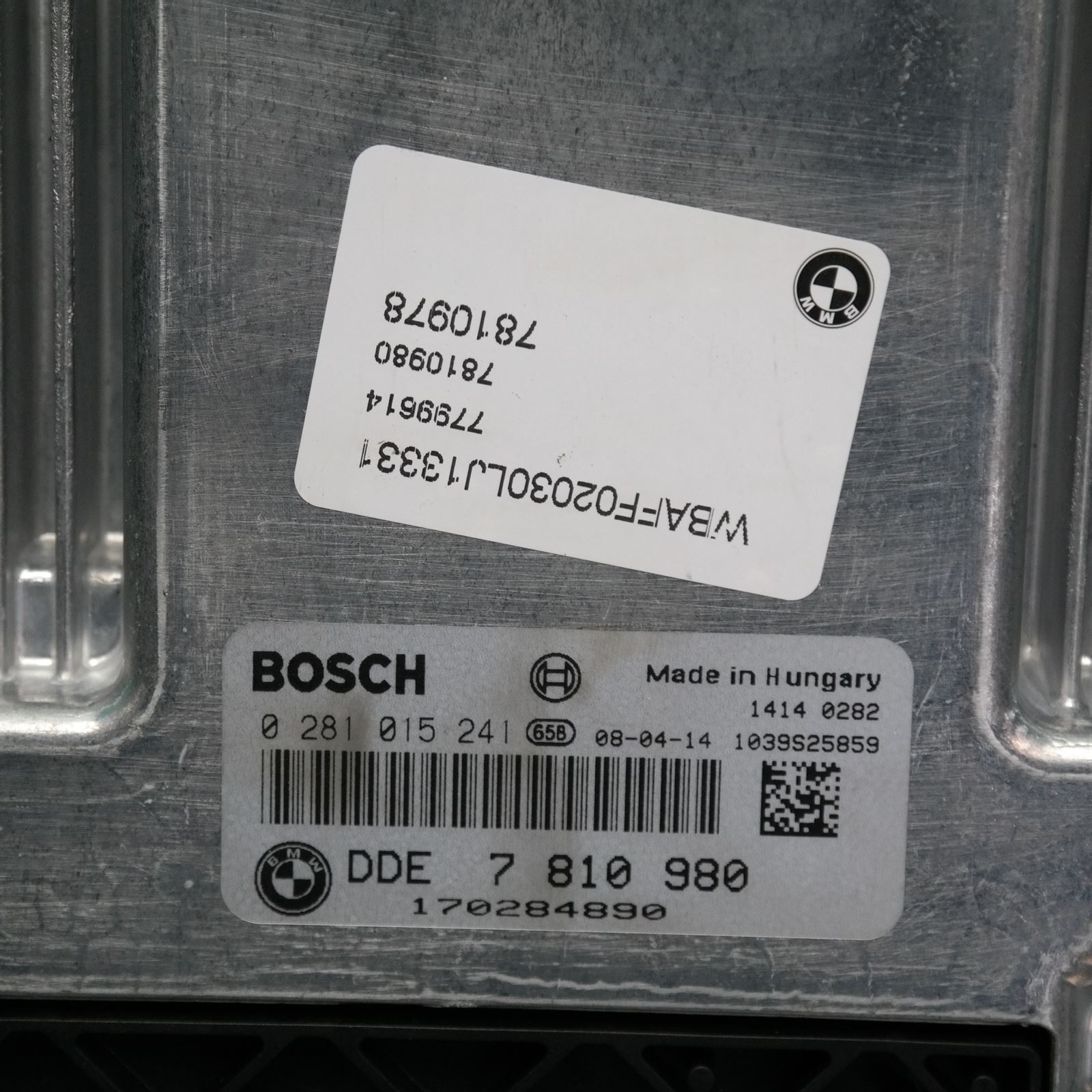 ECU E70 # Engine ECU # (980) *13-15* 636 2 ECU E70 # Engine ECU # (980) *13-15* 636 - Image 2