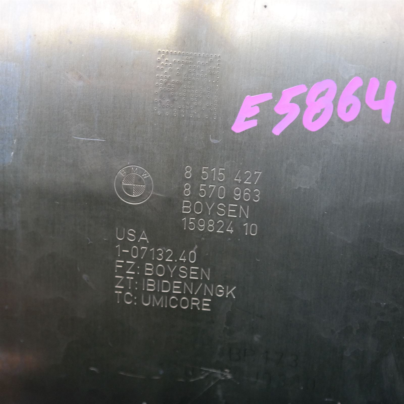 PARTICULATE FILTER/DPF F15 (808) *18-10* N57 4 PARTICULATE FILTER/DPF F15 (808) *18-10* N57 - Image 4