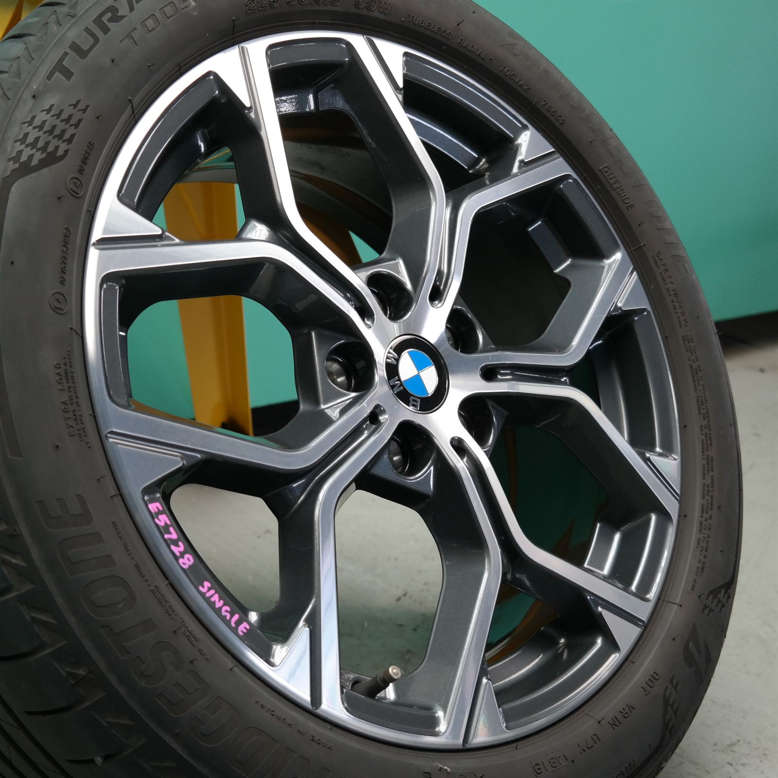 WHEEL STEEL F48 # Single # (002) *36-15* 6.883.002 2 WHEEL STEEL F48 # Single # (002) *36-15* 6.883.002 - Image 2