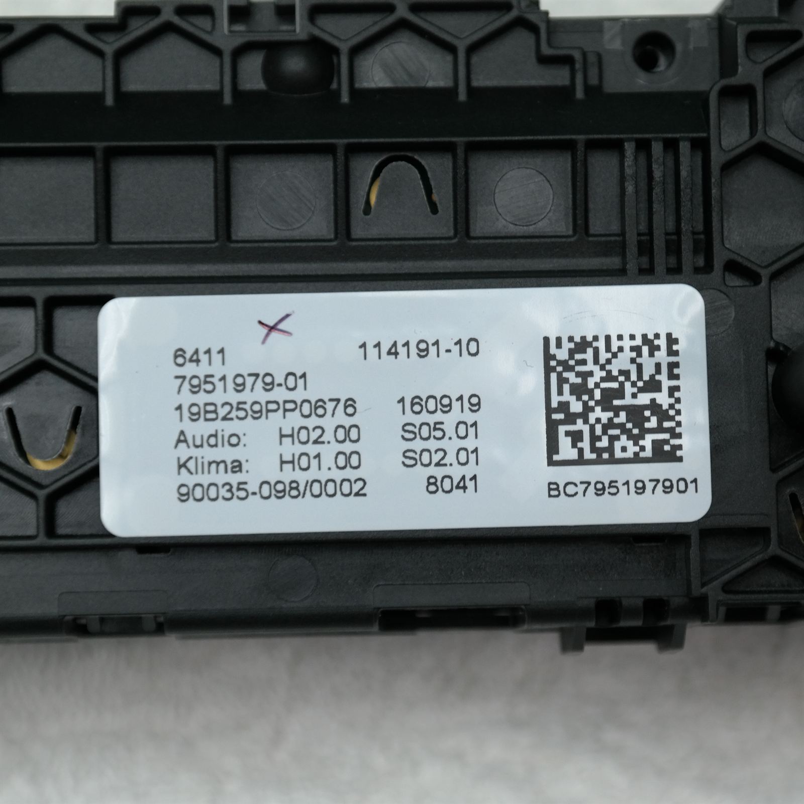 HEATER/AC CONTROLS G01 (1B5) *64-20* 5 HEATER/AC CONTROLS G01 (1B5) *64-20* - Image 5