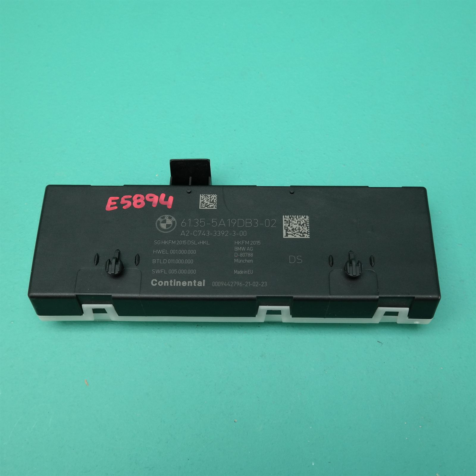 ECU G20 # Tailgate lift module # (DB3) *61-25* 9.451.478 ECU G20 # Tailgate lift module # (DB3) *61-25* 9.451.478