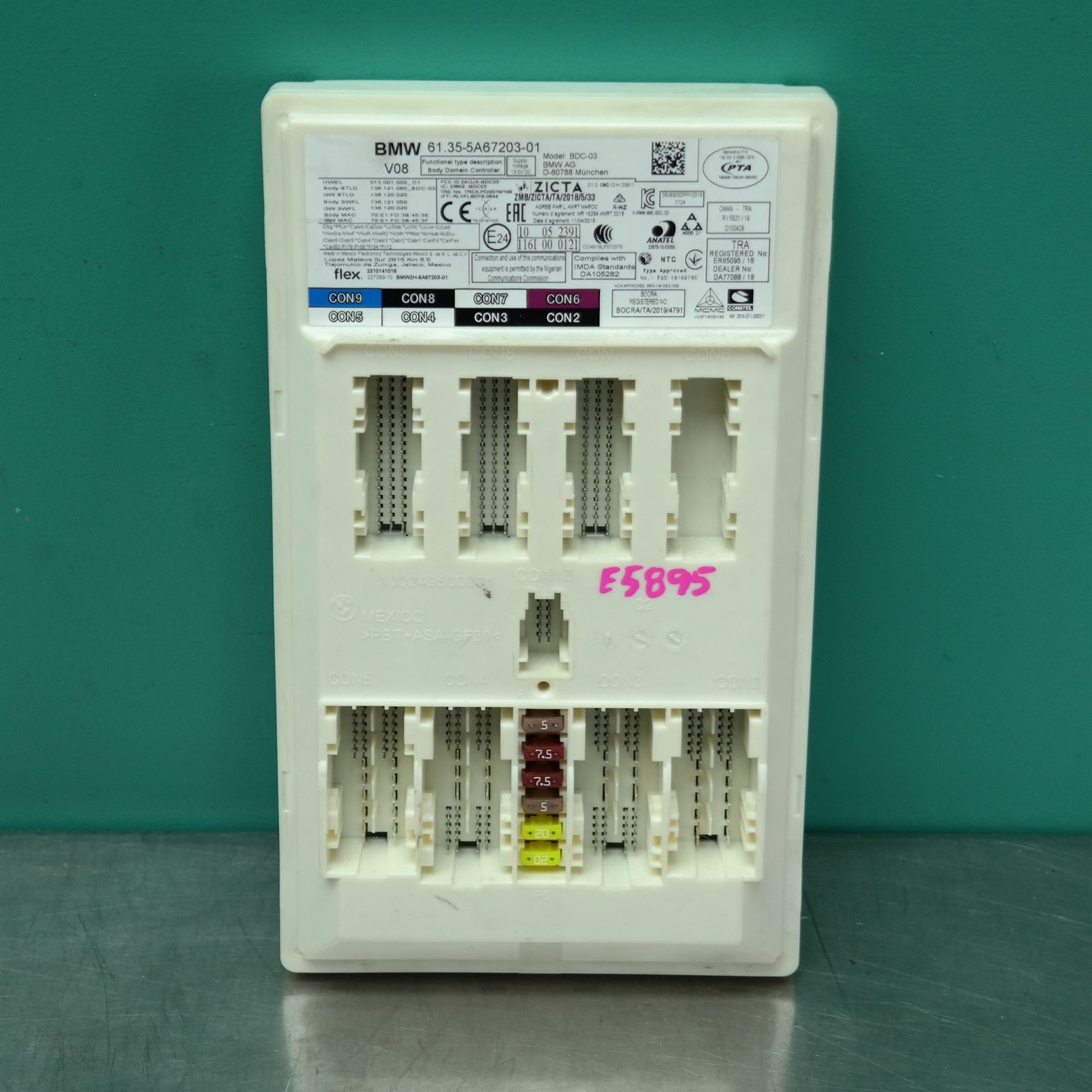 ECU G05 *61-25* # Body domain controller # (EC1) ECU G05 *61-25* # Body domain controller # (EC1)