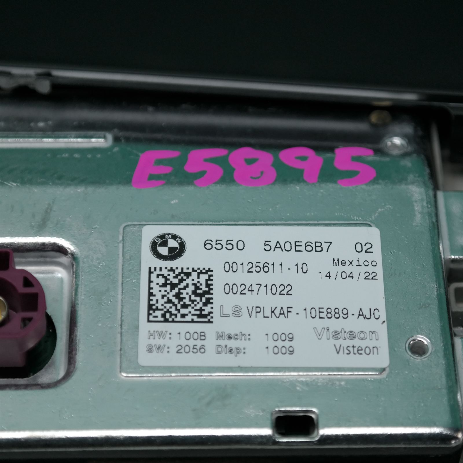 STEREO/HEAD UNIT G05 *65-45* # Display Screen # (6B7) 4 STEREO/HEAD UNIT G05 *65-45* # Display Screen # (6B7) - Image 4