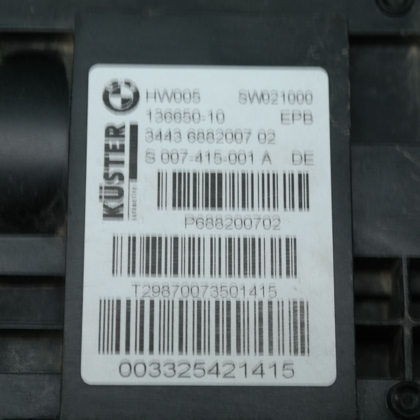 HANDBRAKE ACTUATOR F15 (007) *34-30* 6 HANDBRAKE ACTUATOR F15 (007) *34-30* - Image 6