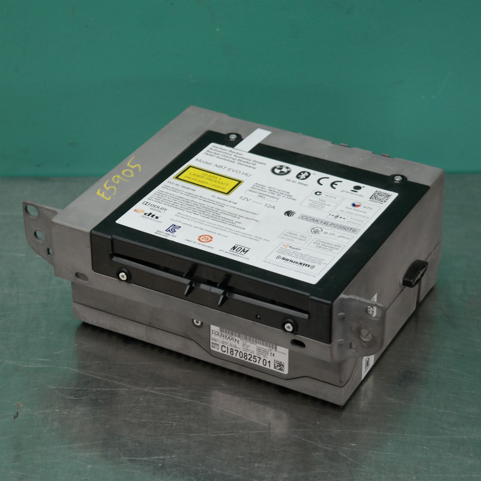STEREO/HEAD UNIT F15 # Head Unit # NBT EVO HU (AF0) (178) *65-50* STEREO/HEAD UNIT F15 # Head Unit # NBT EVO HU (AF0) (178) *65-50*