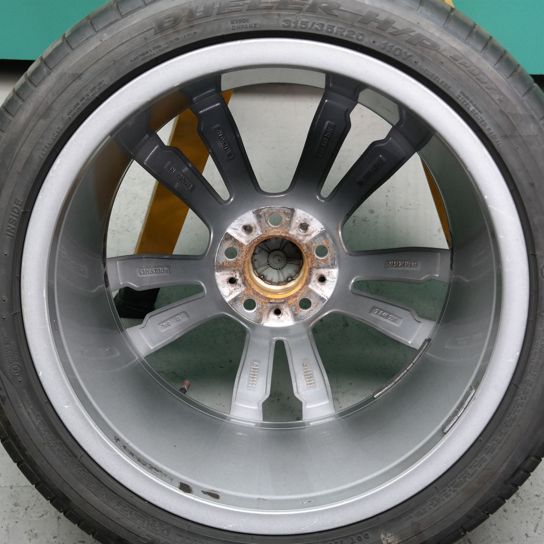 WHEEL STEEL F15 # Single # (791) *36-15* 7.846.791 Rear 11J20 6 WHEEL STEEL F15 # Single # (791) *36-15* 7.846.791 Rear 11J20 - Image 6