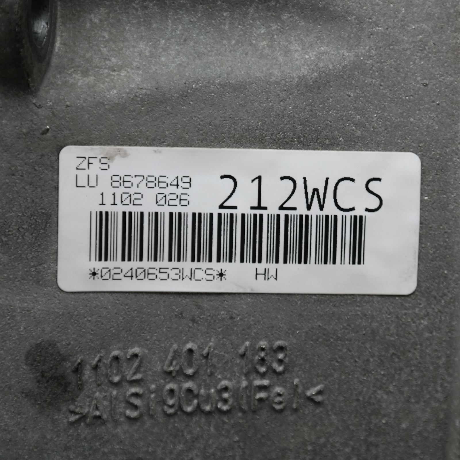 TRANS/GEARBOX AUTO, DIESEL, 3.0, xDRIVE30d, TURBO, N57N, GA8HP75Z, F15, 09/13-07/18 5 TRANS/GEARBOX AUTO, DIESEL, 3.0, xDRIVE30d, TURBO, N57N, GA8HP75Z, F15, 09/13-07/18 - Image 5