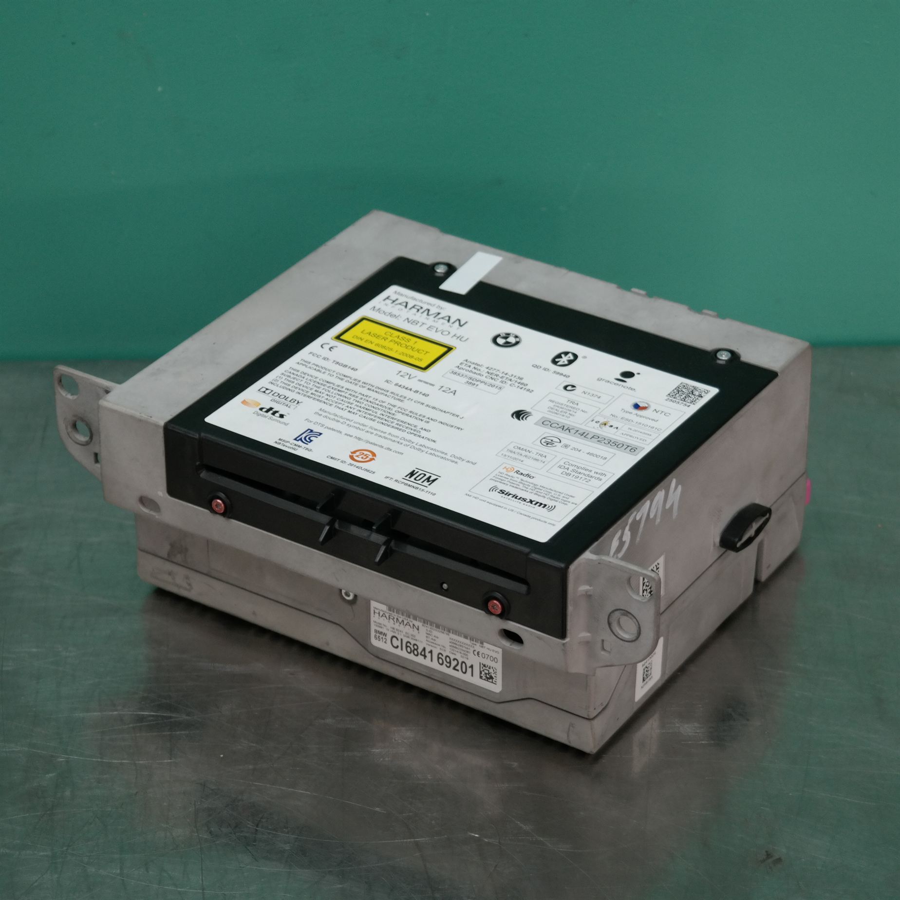 STEREO/HEAD UNIT F15 # Head Unit # NBT EVO HU (AF0) (178) *65-50* STEREO/HEAD UNIT F15 # Head Unit # NBT EVO HU (AF0) (178) *65-50*