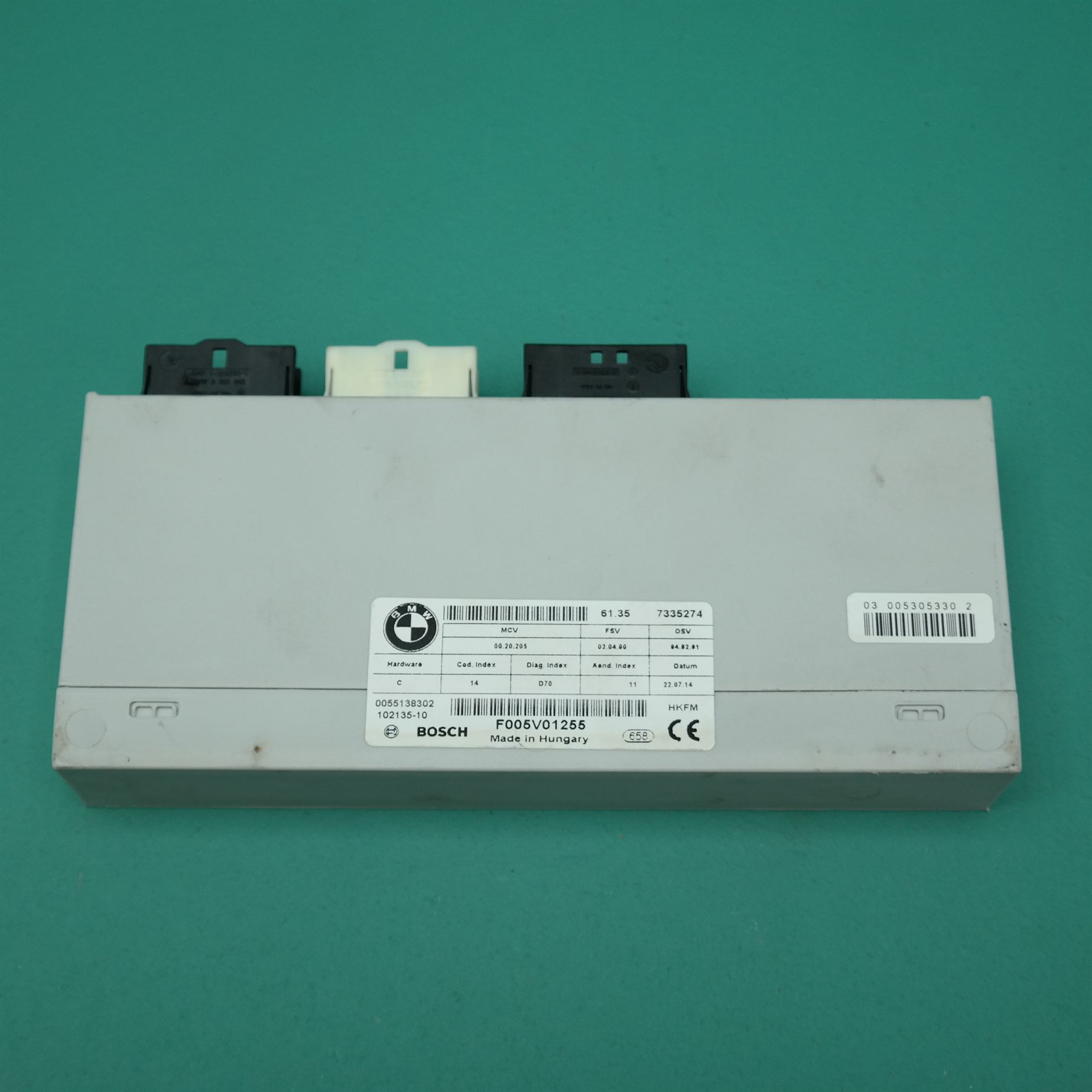 ECU E71 # Tailgate Lift Module # (274) *61-25* 7.335.274 ECU E71 # Tailgate Lift Module # (274) *61-25* 7.335.274
