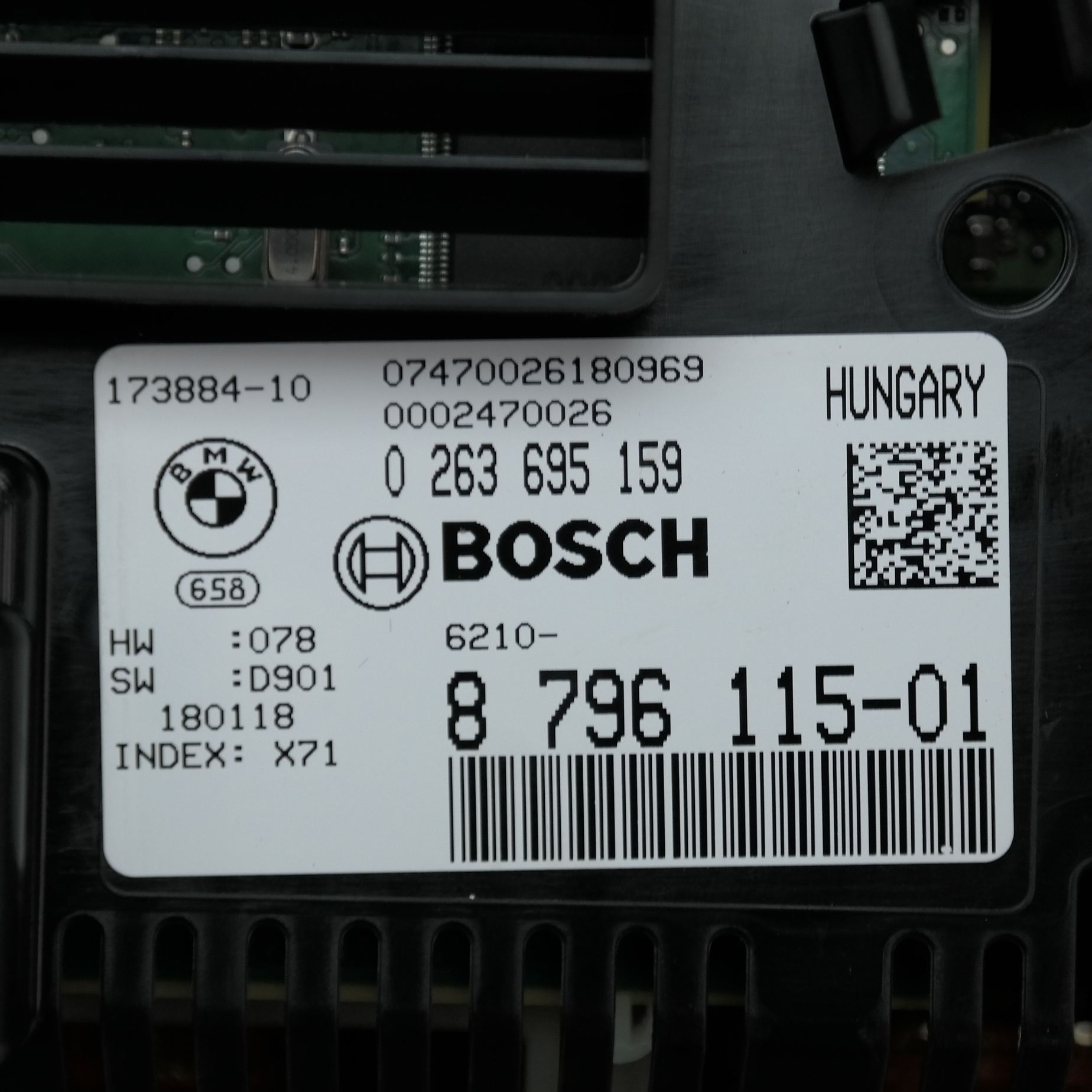 INSTRUMENT CLUSTER DIESEL, F16, 08/14-04/19 4 INSTRUMENT CLUSTER DIESEL, F16, 08/14-04/19 - Image 4