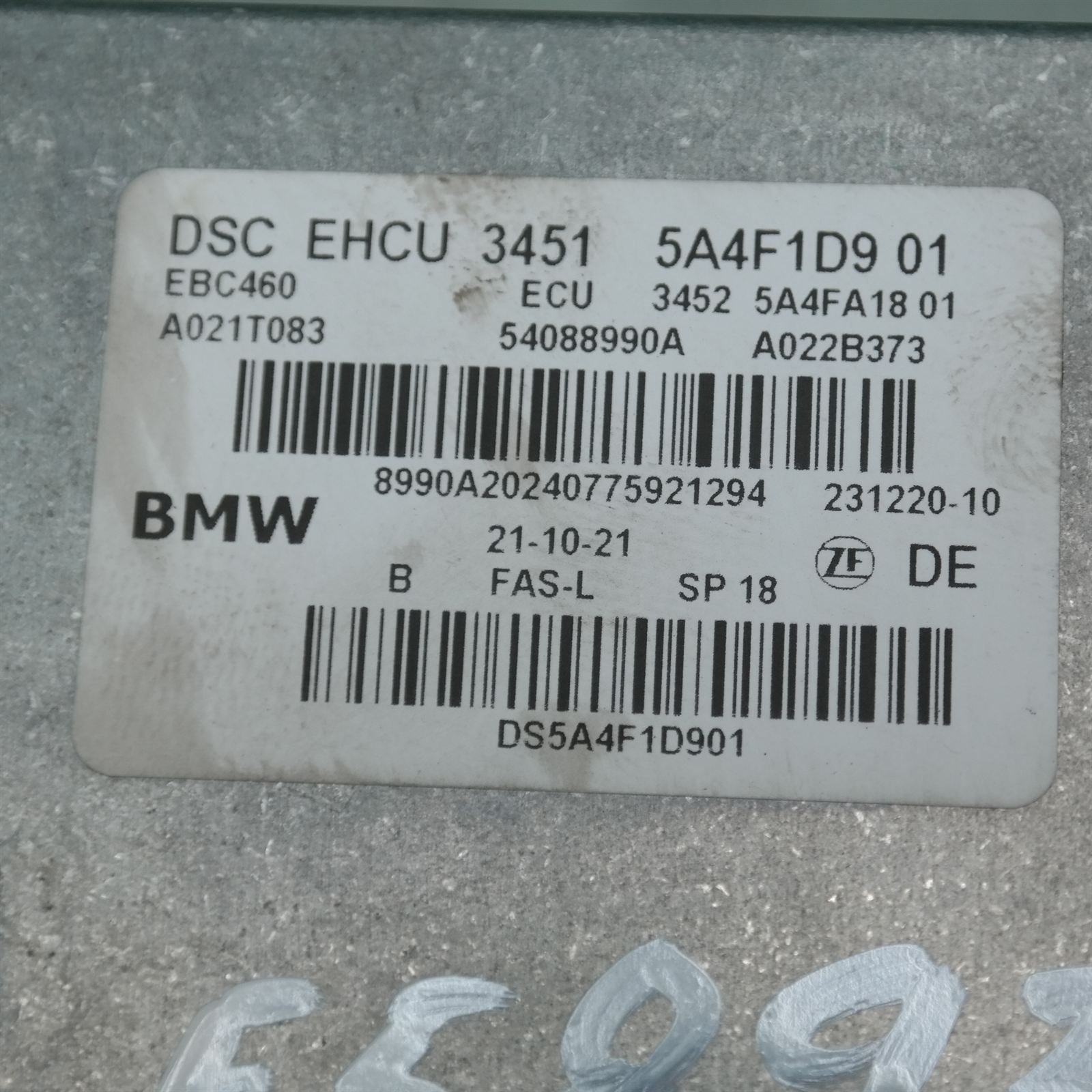 ABS PUMP/MODULATOR G30 (6E0) *34-20* 4 ABS PUMP/MODULATOR G30 (6E0) *34-20* - Image 4
