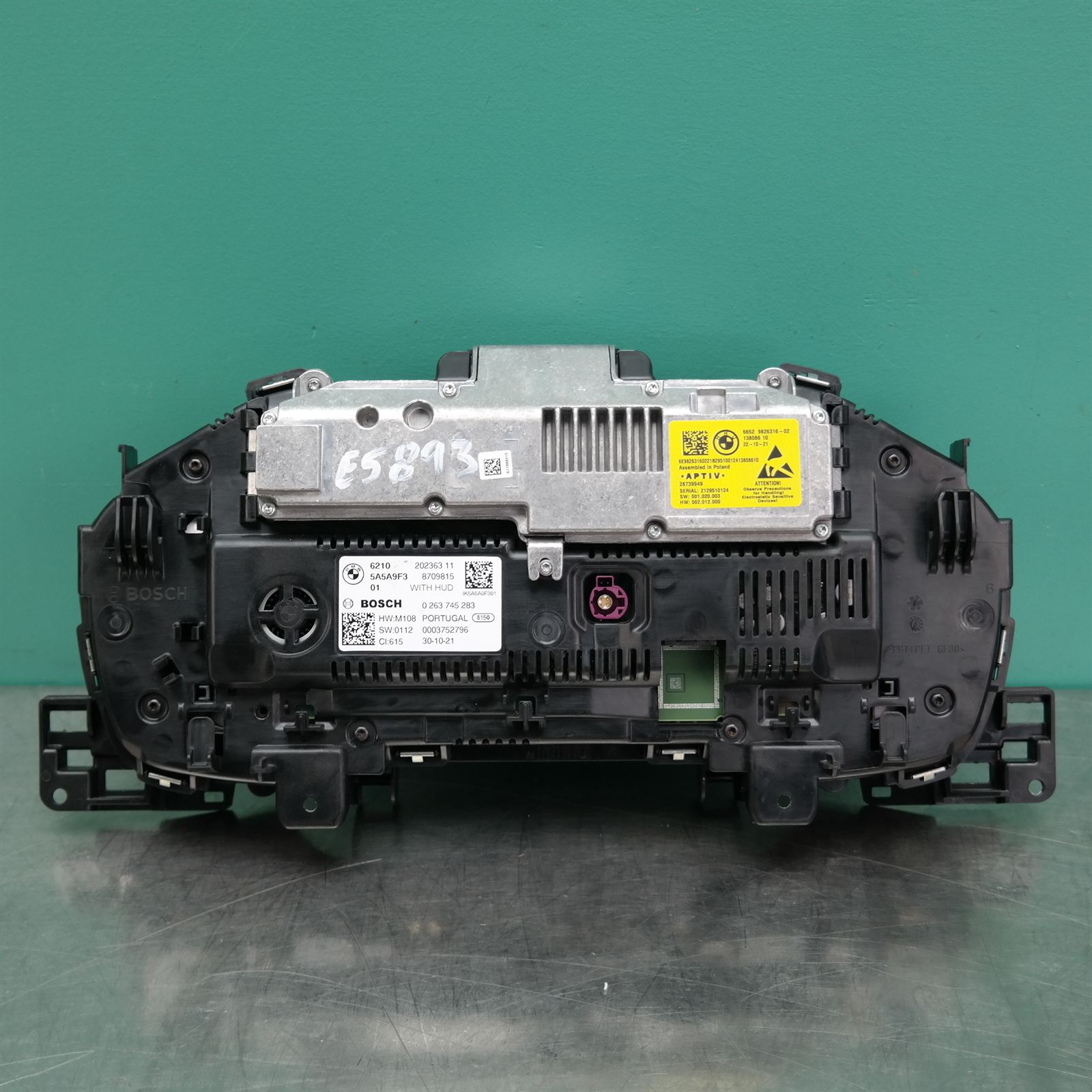INSTRUMENT CLUSTER INSTRUMENT CLUSTER, PETROL/DIESEL, G30/G31, DIGITAL TYPE, 12.3IN, 01/19-05/23 4 INSTRUMENT CLUSTER INSTRUMENT CLUSTER, PETROL/DIESEL, G30/G31, DIGITAL TYPE, 12.3IN, 01/19-05/23 - Image 4