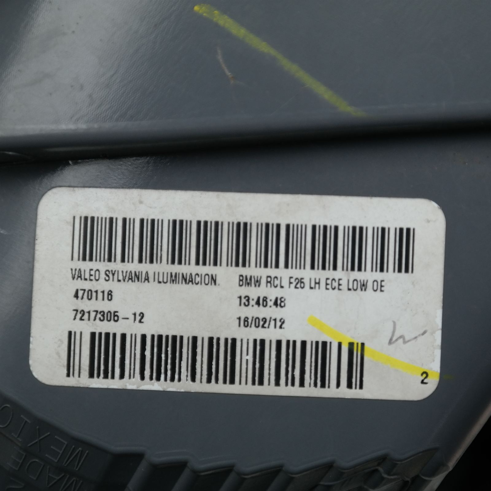 LEFT TAILLIGHT IN BODY, F25, HALOGEN TYPE, 12/10-07/17 5 LEFT TAILLIGHT IN BODY, F25, HALOGEN TYPE, 12/10-07/17 - Image 5