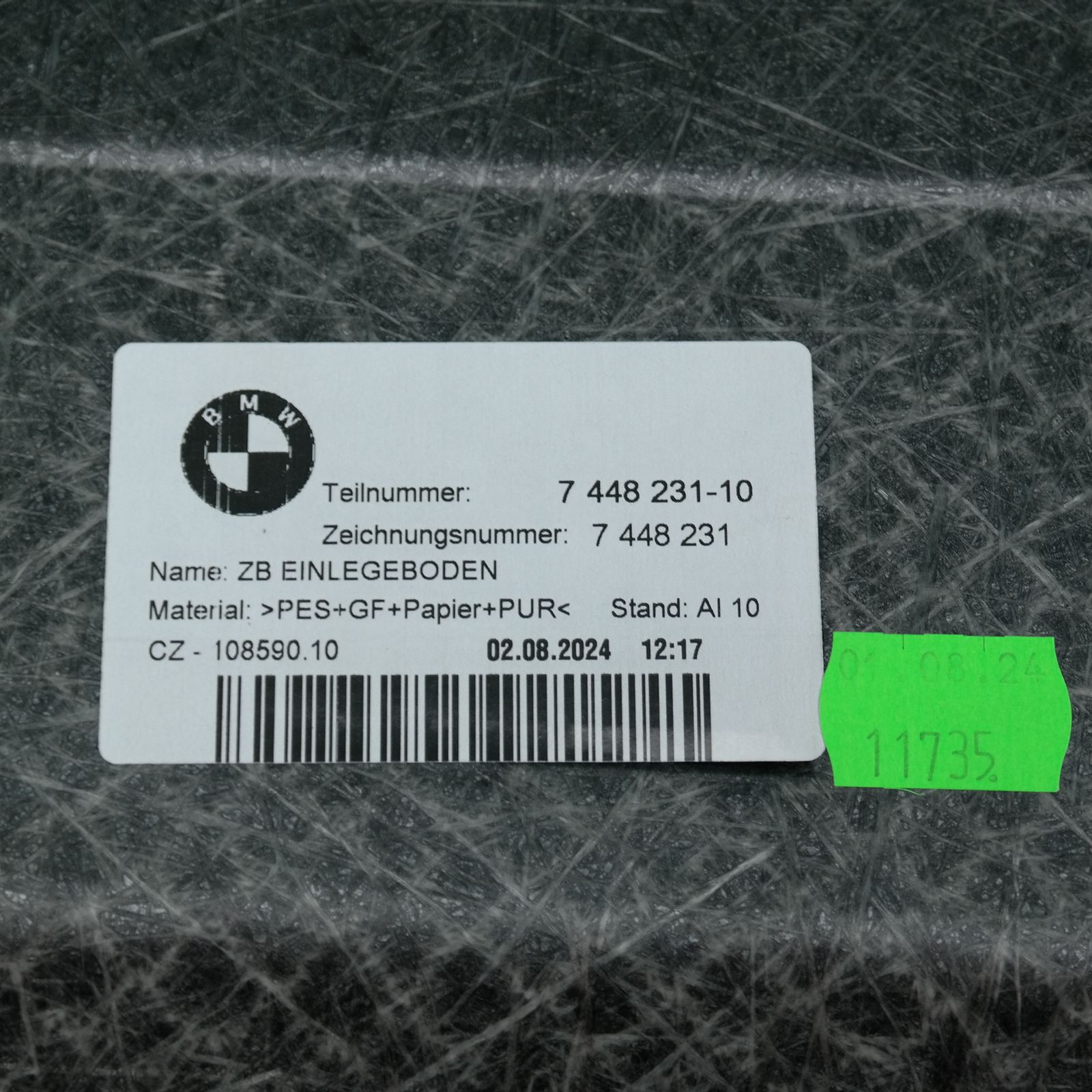 PARCEL SHELF/CARGO BLIND F40 (229) *51-40* 4 PARCEL SHELF/CARGO BLIND F40 (229) *51-40* - Image 4