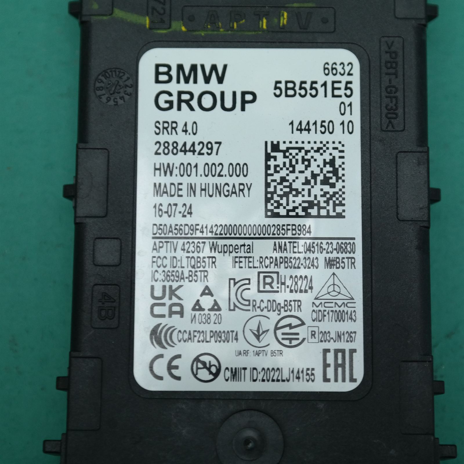 ECU F70 # Radar Sensor # (1E5) *66-20* Short range 3 ECU F70 # Radar Sensor # (1E5) *66-20* Short range - Image 3