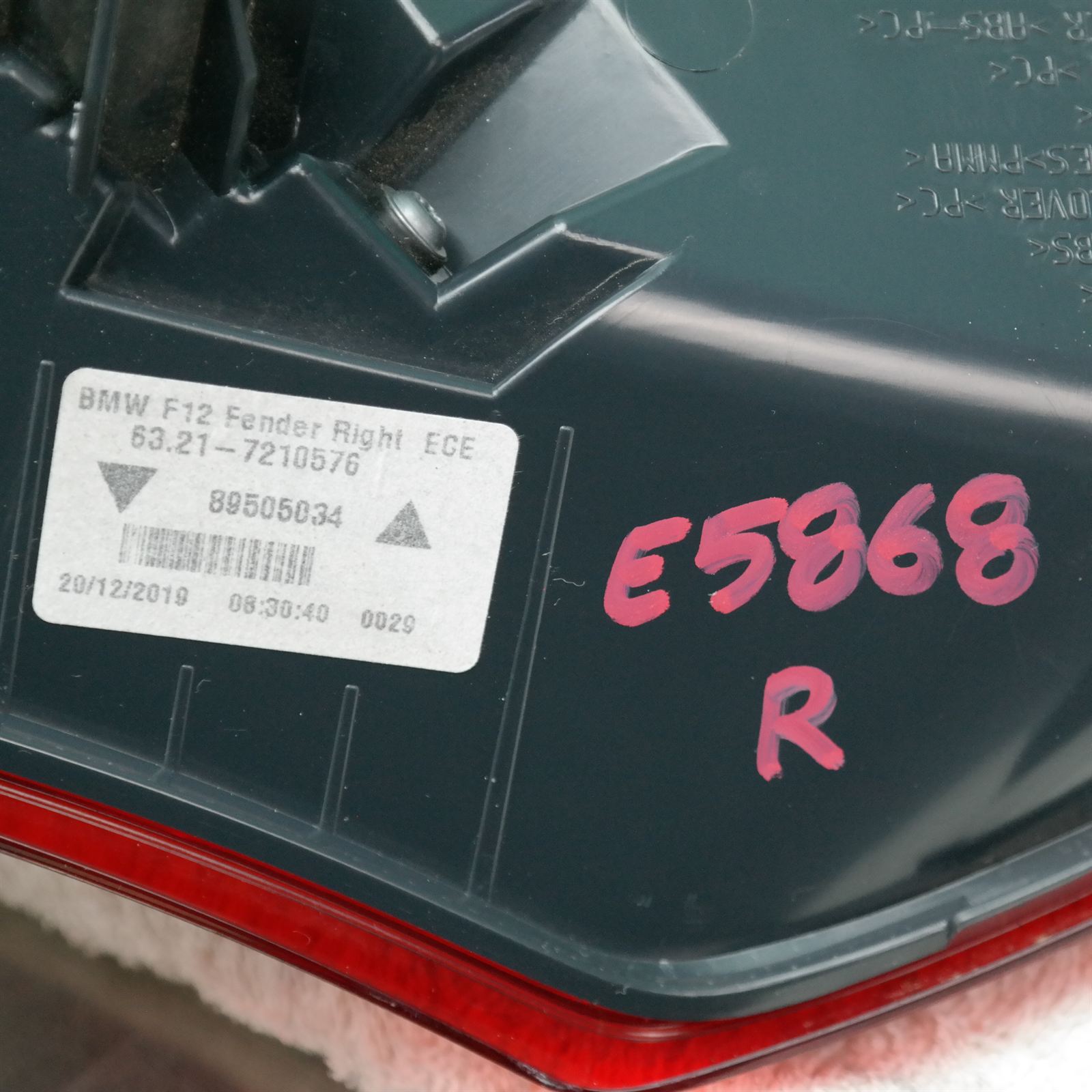 RIGHT TAILLIGHT F12/F13/F06, 05/11-12/18 5 RIGHT TAILLIGHT F12/F13/F06, 05/11-12/18 - Image 5