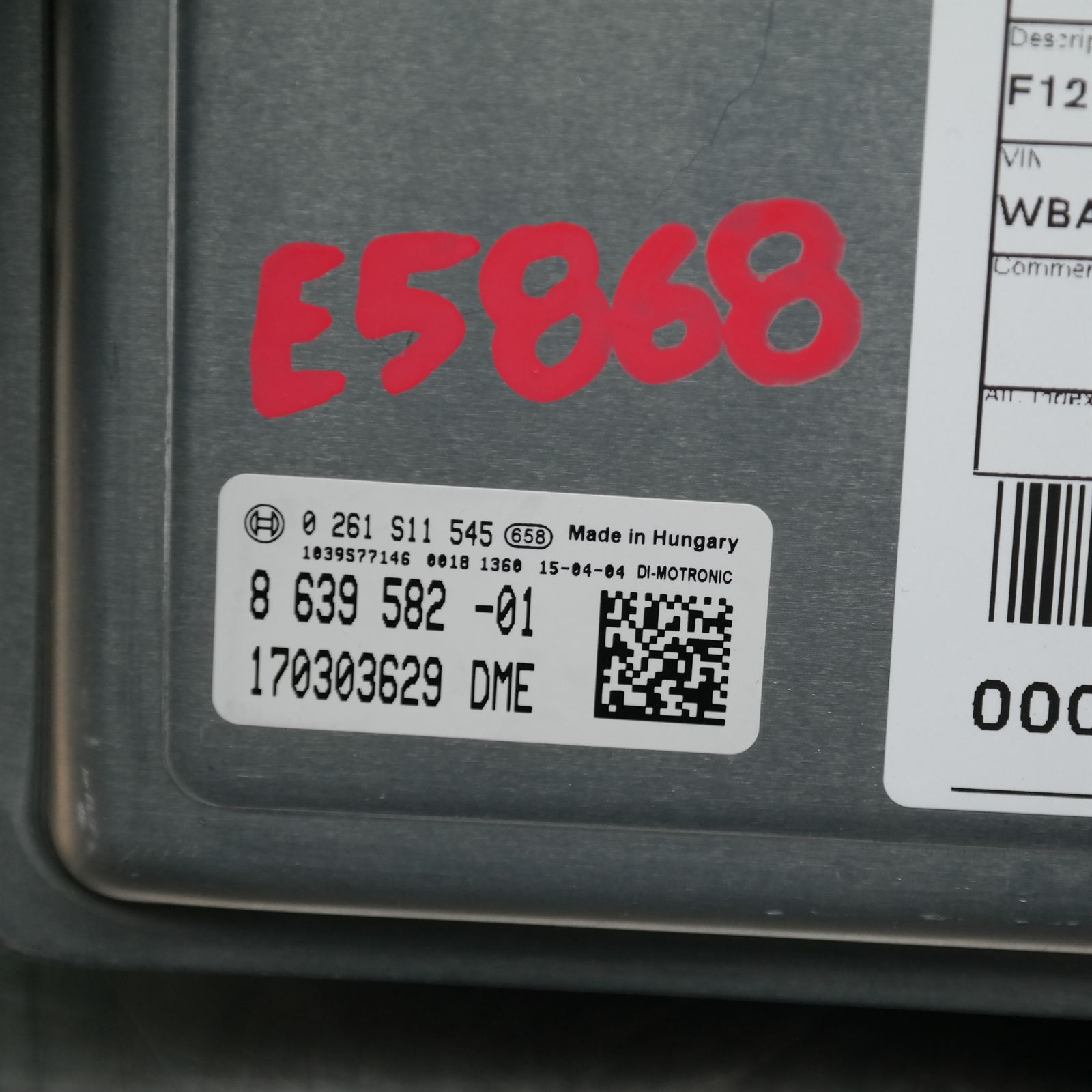 ECU F12 # Engine ECU # (949) *12-10* 3 ECU F12 # Engine ECU # (949) *12-10* - Image 3