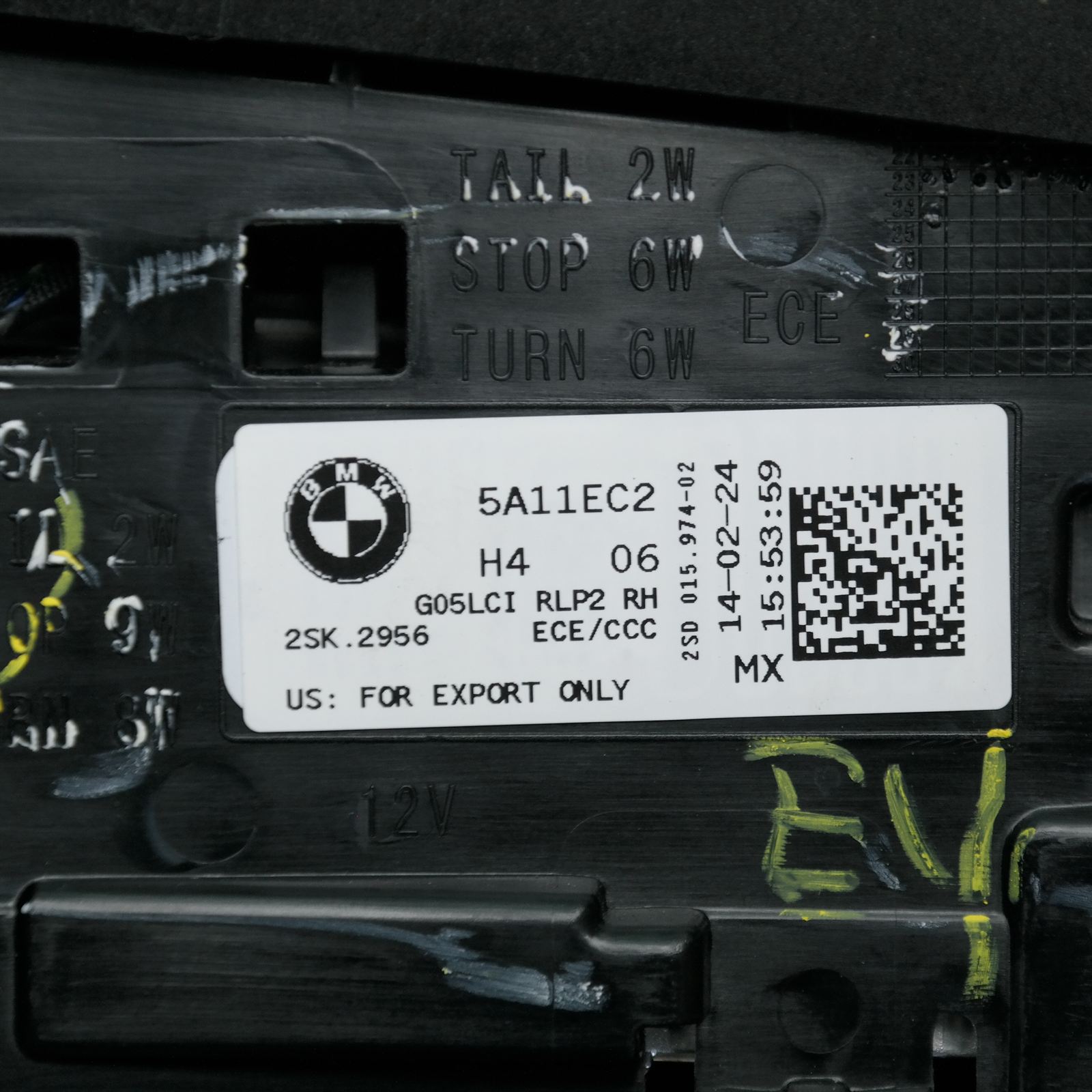 REAR GARNISH G05 (EC2) *63-20* R 6 REAR GARNISH G05 (EC2) *63-20* R - Image 6