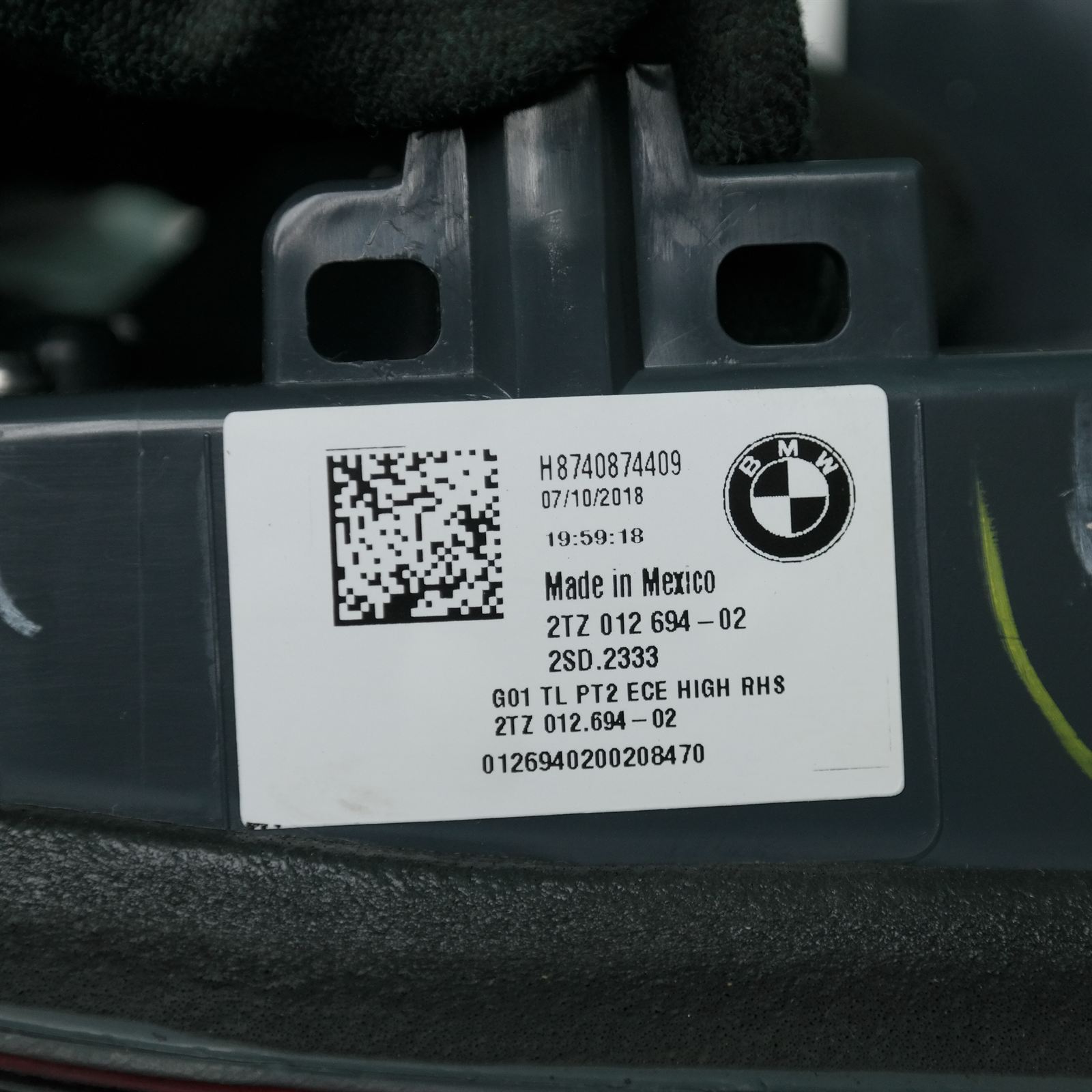 REAR GARNISH G01 (378) *63-20* R 5 REAR GARNISH G01 (378) *63-20* R - Image 5